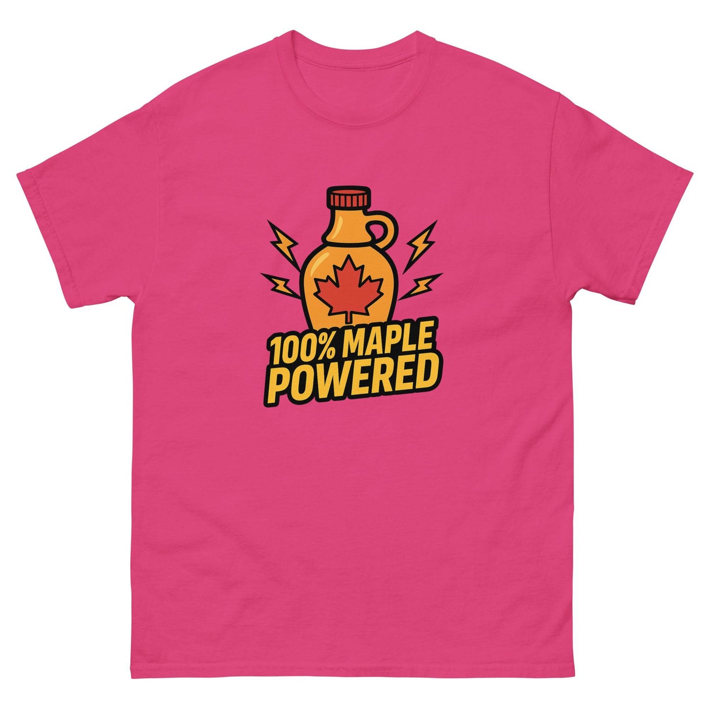100% Maple Powered Unisex classic tee  from Rare Plus Apparel – unique movie & pop culture inspired design.