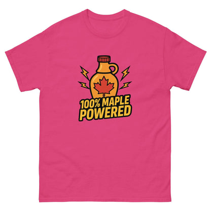 100% Maple Powered Unisex classic tee  from Rare Plus Apparel – unique movie & pop culture inspired design.