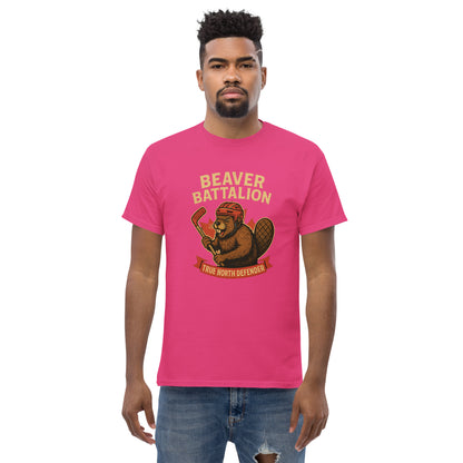 Beaver Battalion – True North Defender Unisex classic tee  from Rare Plus Apparel – unique movie & pop culture inspired design.