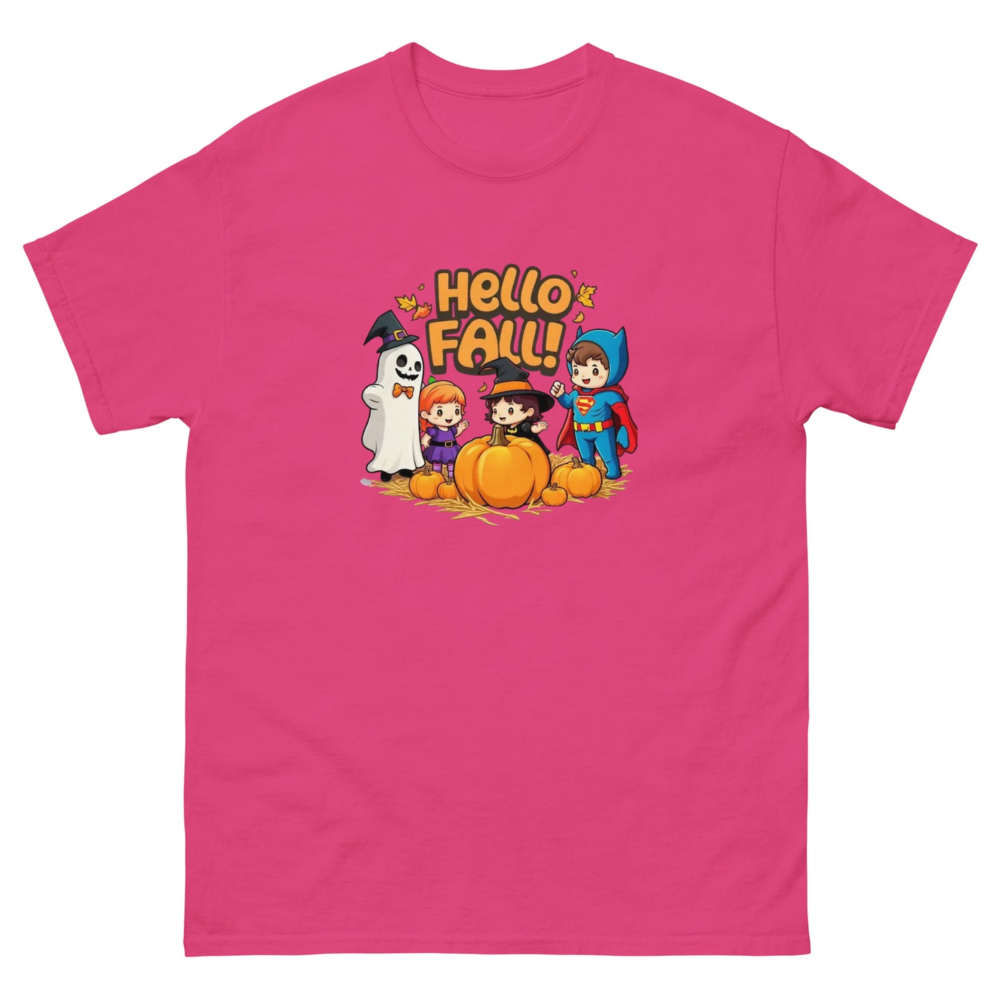 Hello Fall Unisex classic tee  from Rare Plus Apparel – unique movie & pop culture inspired design.