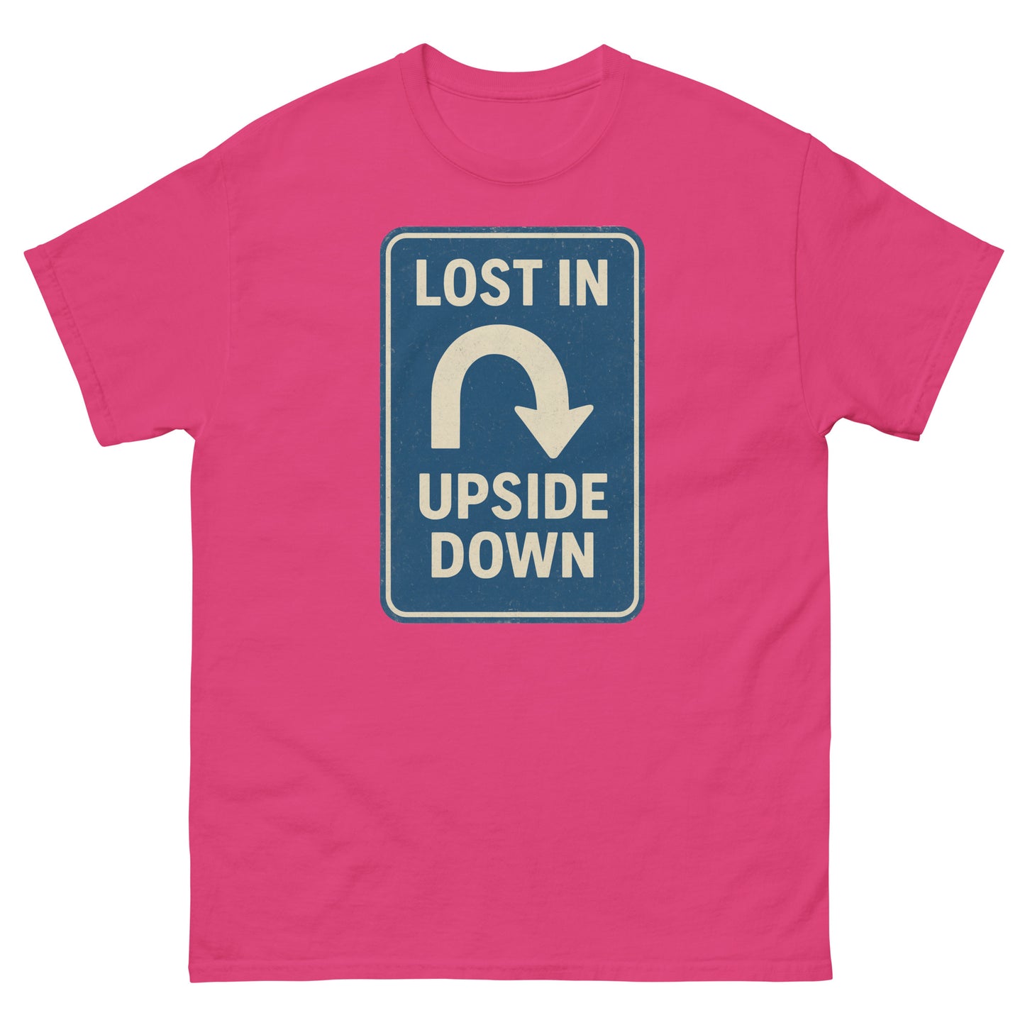 Lost in the Upside Down Unisex classic tee  from Rare Plus Apparel – unique movie & pop culture inspired design.