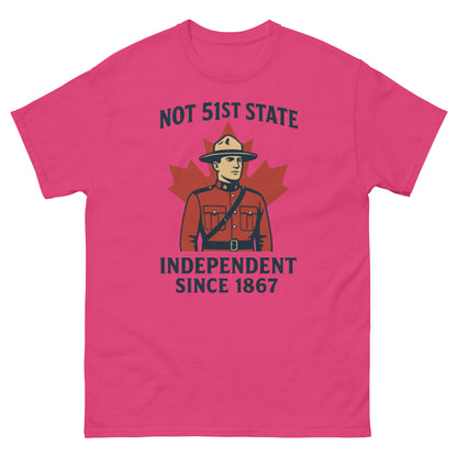 Not 51st State Mountie Unisex classic tee  from Rare Plus Apparel – unique movie & pop culture inspired design.