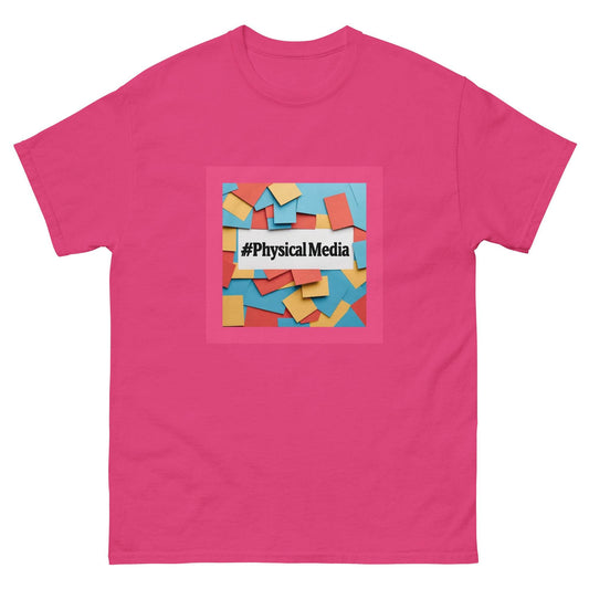 #PhysicalMedia Unisex classic tee - Rare Plus Apparel!