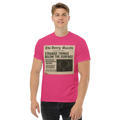 The Derry Gazette “Strange Things Below the Surface” Unisex classic tee