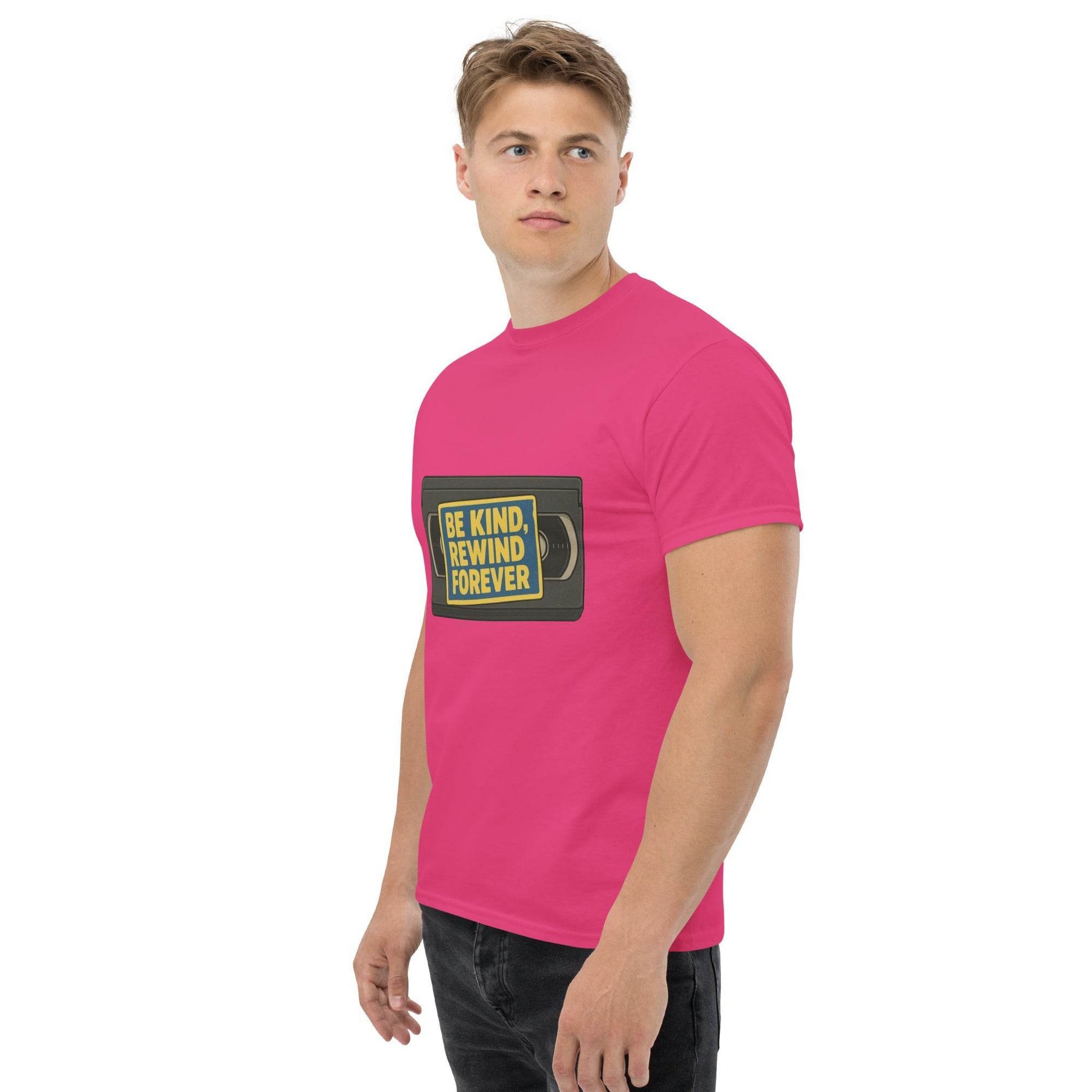 Be Kind, Rewind Forever Unisex classic tee  from Rare Plus Apparel – unique movie & pop culture inspired design.