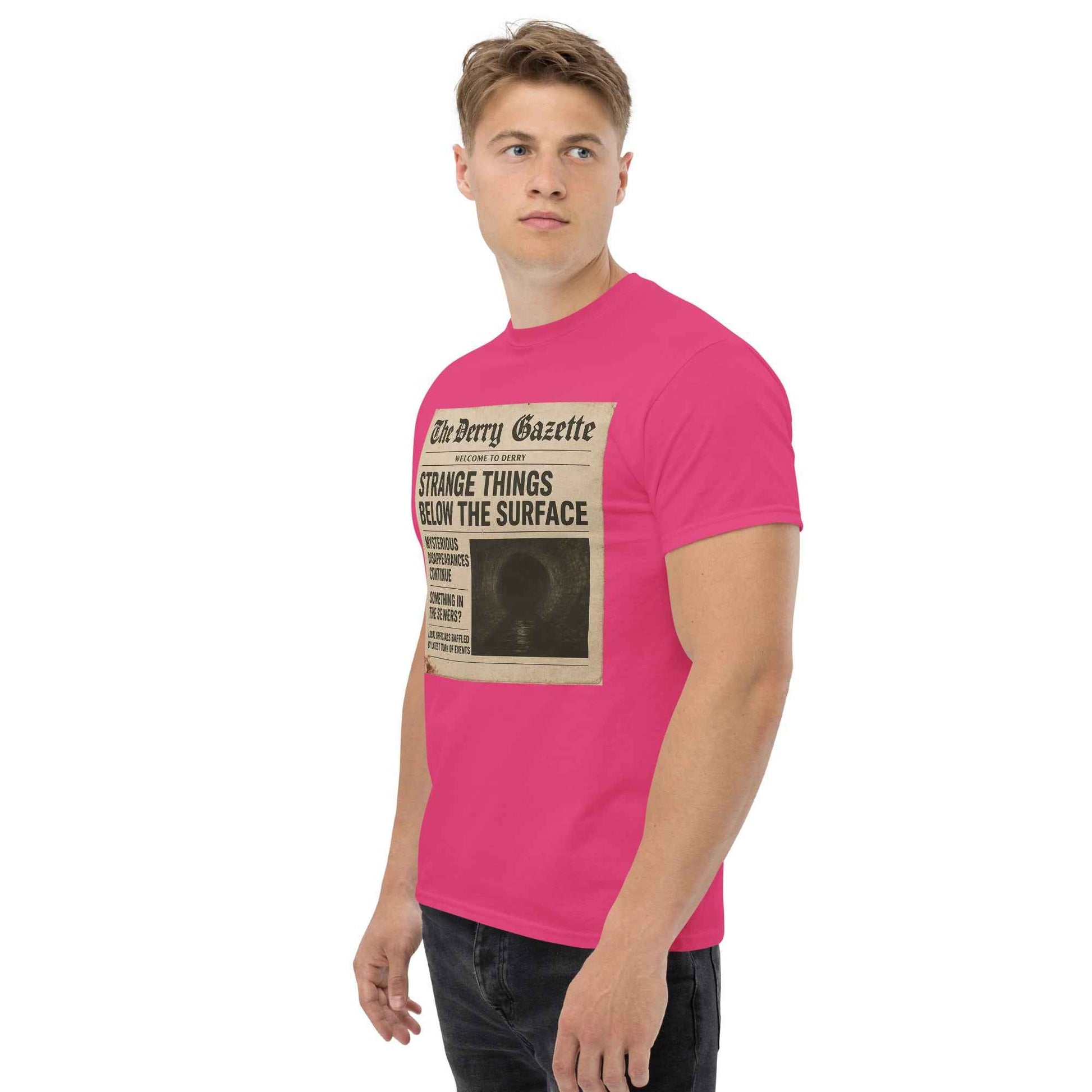 The Derry Gazette “Strange Things Below the Surface” Unisex classic tee