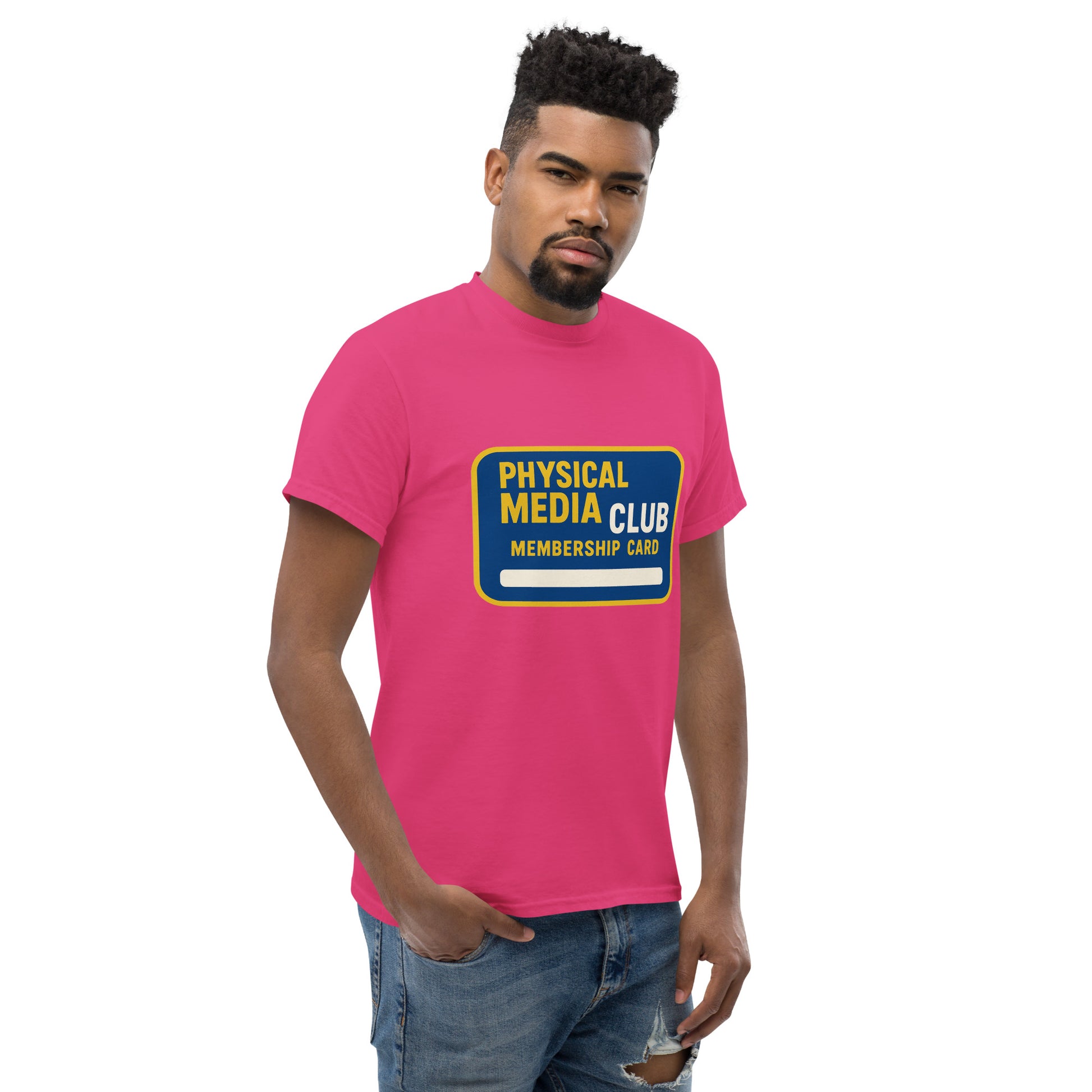 Physical Media Club Unisex classic tee  from Rare Plus Apparel – unique movie & pop culture inspired design.