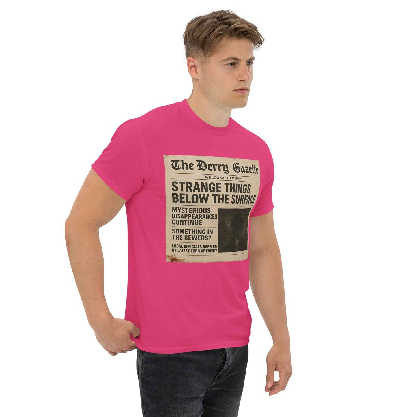 The Derry Gazette “Strange Things Below the Surface” Unisex classic tee