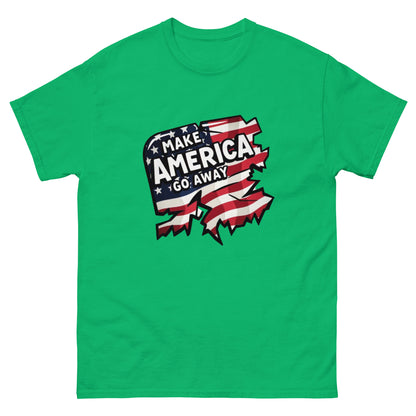 MAGA “Make America Go Away” Unisex classic tee  from Rare Plus Apparel – unique movie & pop culture inspired design.