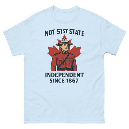 Not 51st State Mountie Unisex classic tee  from Rare Plus Apparel – unique movie & pop culture inspired design.