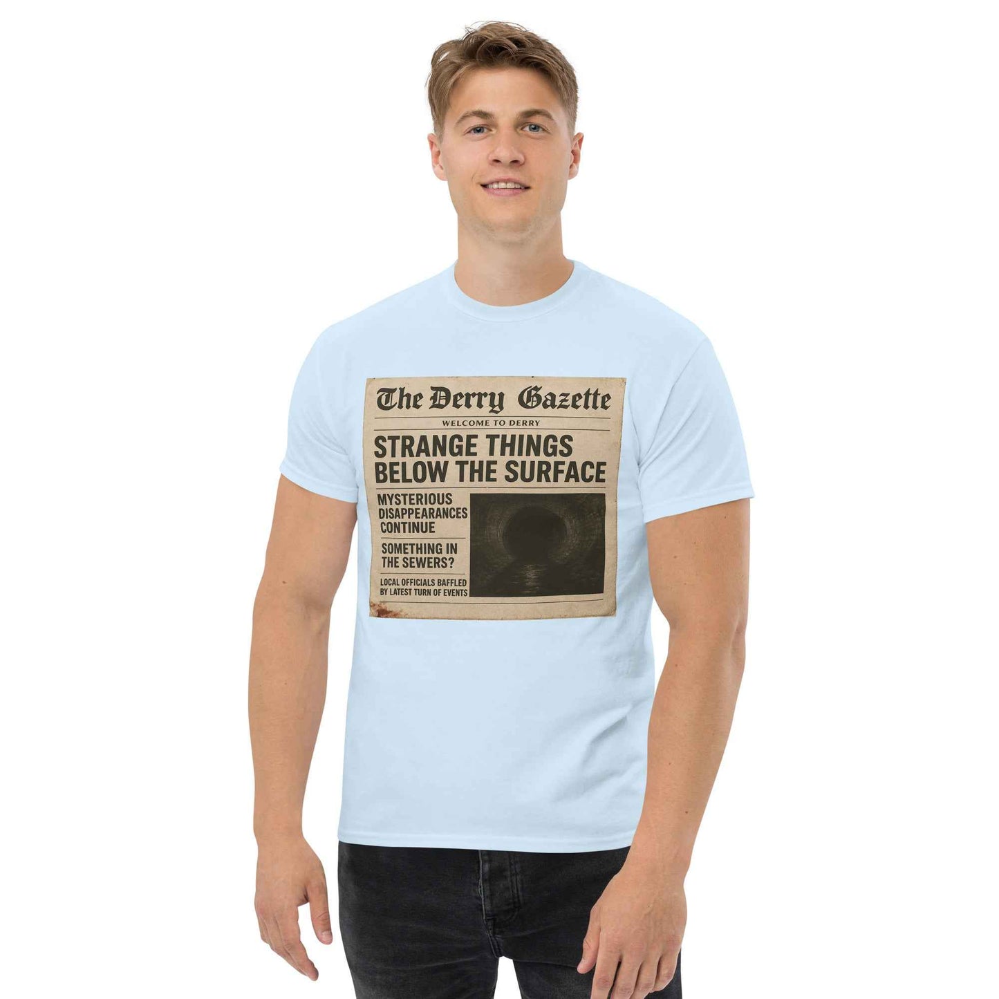 The Derry Gazette “Strange Things Below the Surface” Unisex classic tee