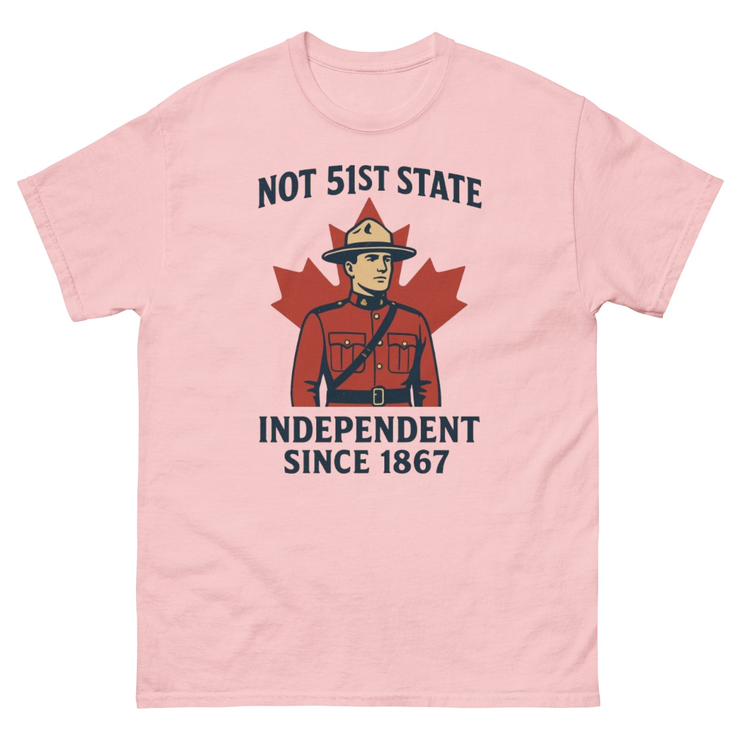 Not 51st State Mountie Unisex classic tee  from Rare Plus Apparel – unique movie & pop culture inspired design.