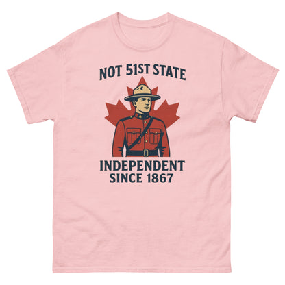 Not 51st State Mountie Unisex classic tee  from Rare Plus Apparel – unique movie & pop culture inspired design.
