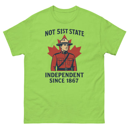 Not 51st State Mountie Unisex classic tee  from Rare Plus Apparel – unique movie & pop culture inspired design.