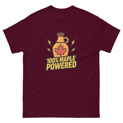 100% Maple Powered Unisex classic tee  from Rare Plus Apparel – unique movie & pop culture inspired design.