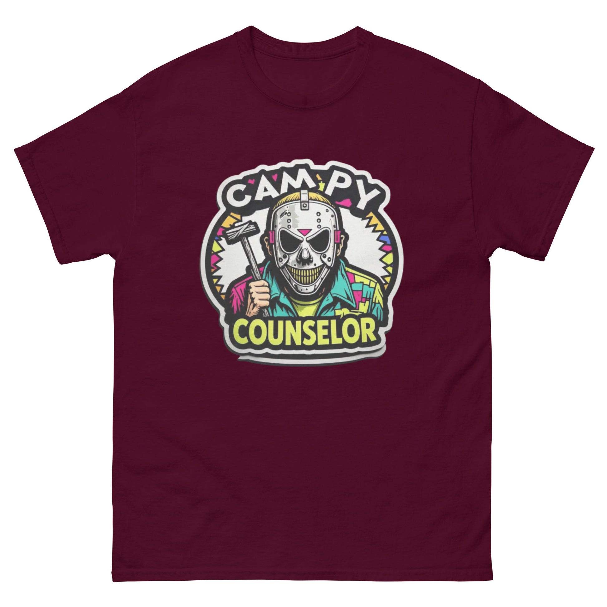 Campy Counselor Unisex classic tee  from Rare Plus Apparel – unique movie & pop culture inspired design.