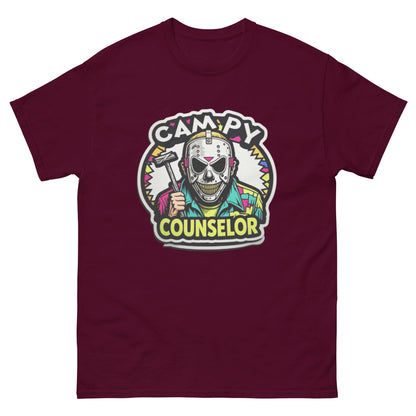 Campy Counselor Unisex classic tee  from Rare Plus Apparel – unique movie & pop culture inspired design.
