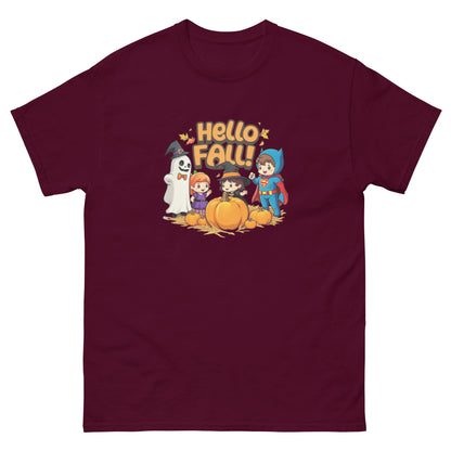Hello Fall Unisex classic tee  from Rare Plus Apparel – unique movie & pop culture inspired design.