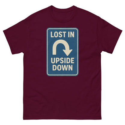 Lost in the Upside Down Unisex classic tee  from Rare Plus Apparel – unique movie & pop culture inspired design.