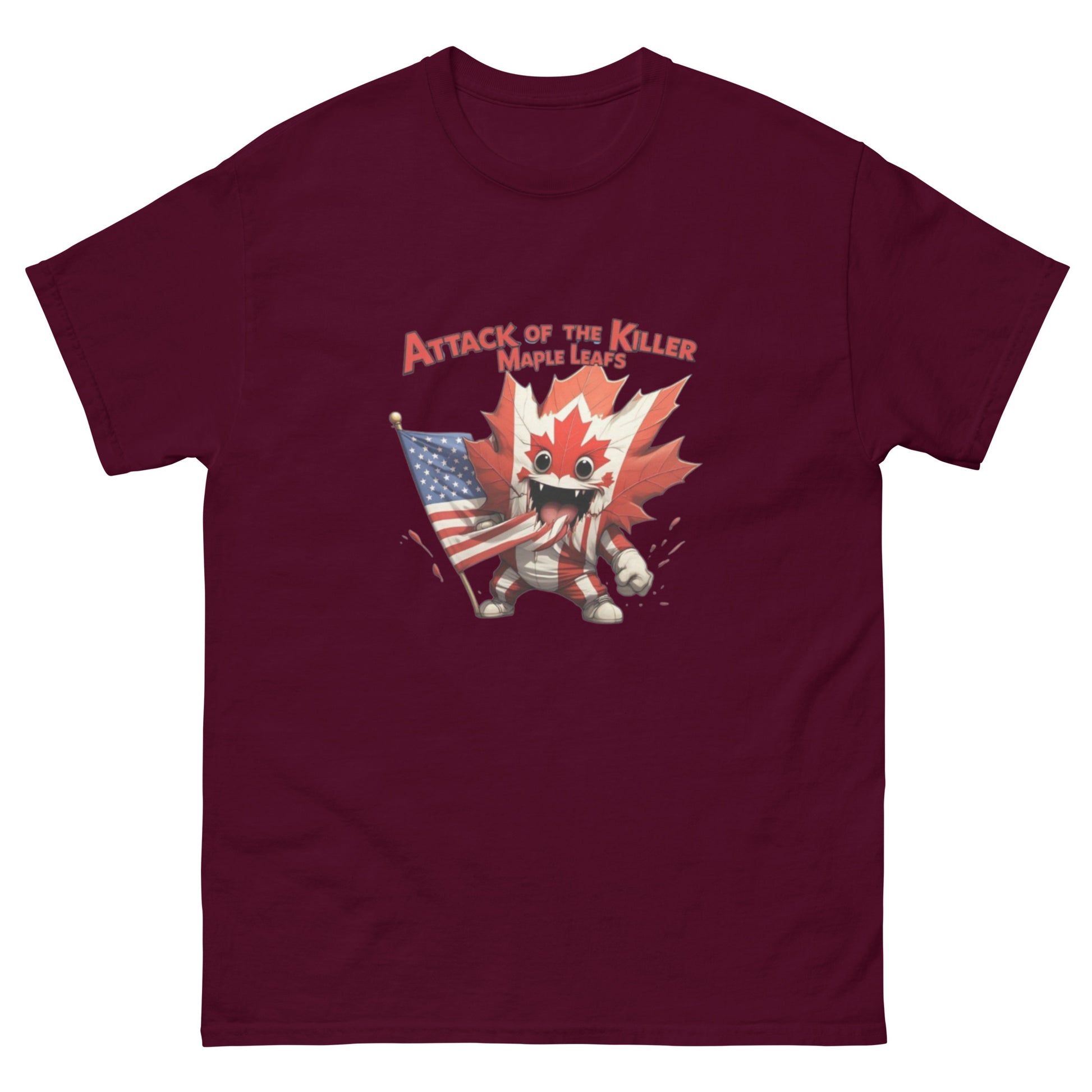 Maple Mayhem Unisex classic tee  from Rare Plus Apparel – unique movie & pop culture inspired design.