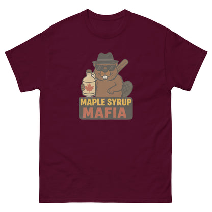 Maple Syrup Mafia Unisex classic tee  from Rare Plus Apparel – unique movie & pop culture inspired design.