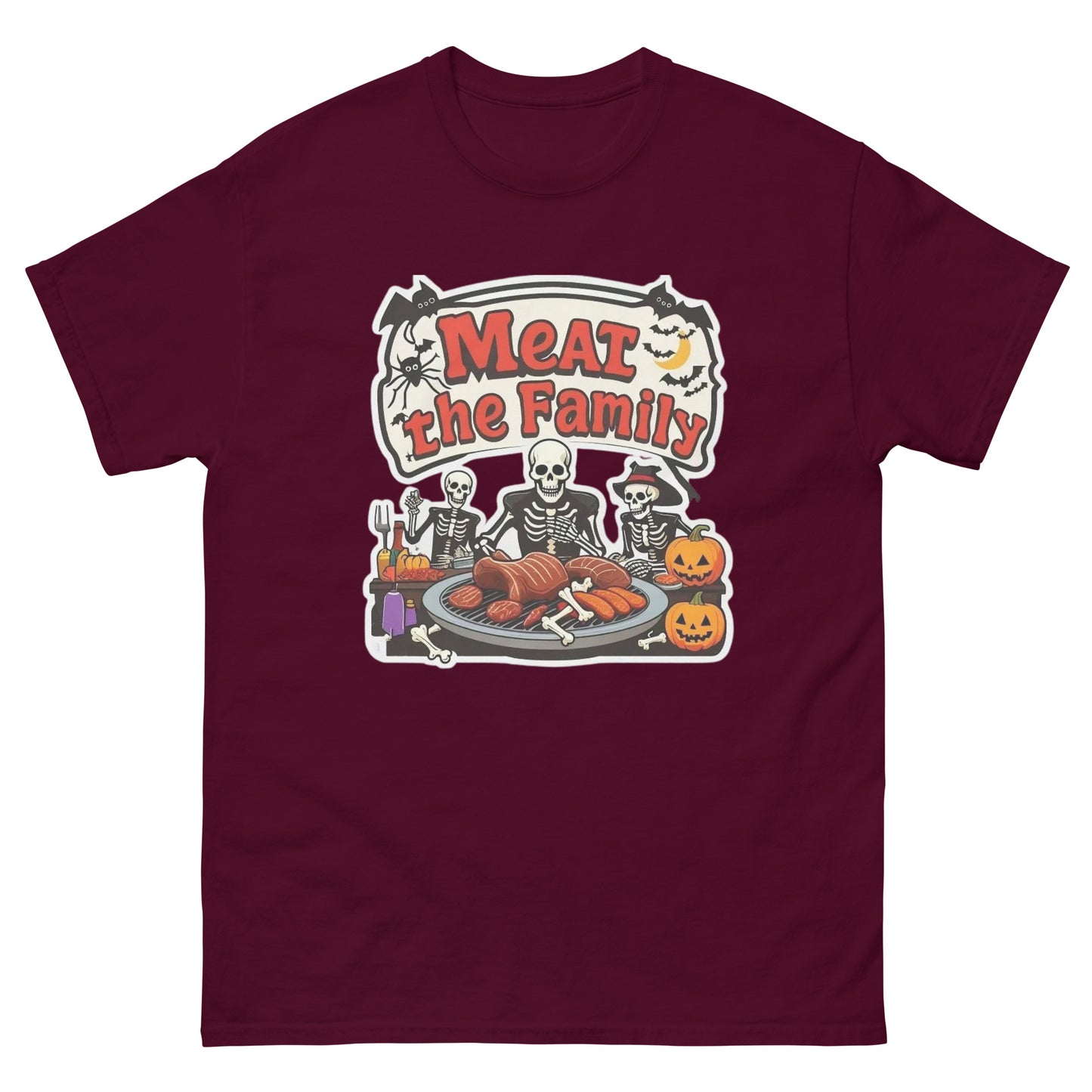 Meat The Family Unisex classic tee  from Rare Plus Apparel – unique movie & pop culture inspired design.