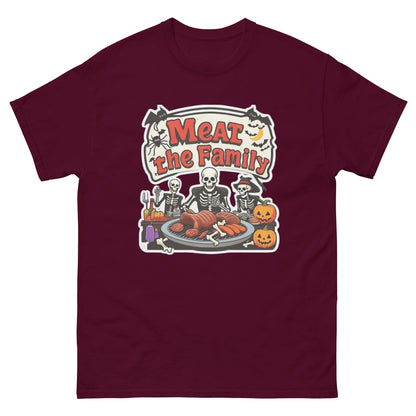 Meat The Family Unisex classic tee  from Rare Plus Apparel – unique movie & pop culture inspired design.
