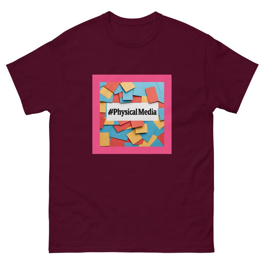#PhysicalMedia Unisex classic tee - Rare Plus Apparel!