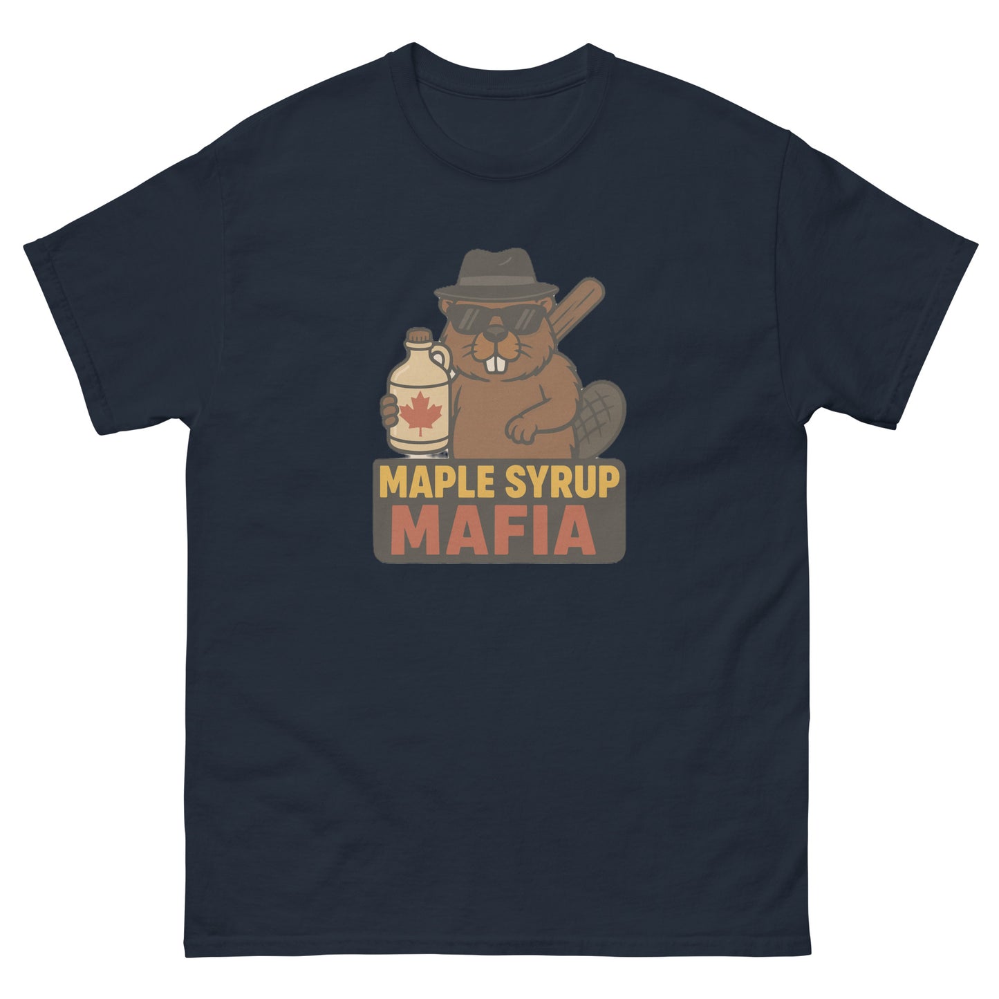 Maple Syrup Mafia Unisex classic tee  from Rare Plus Apparel – unique movie & pop culture inspired design.