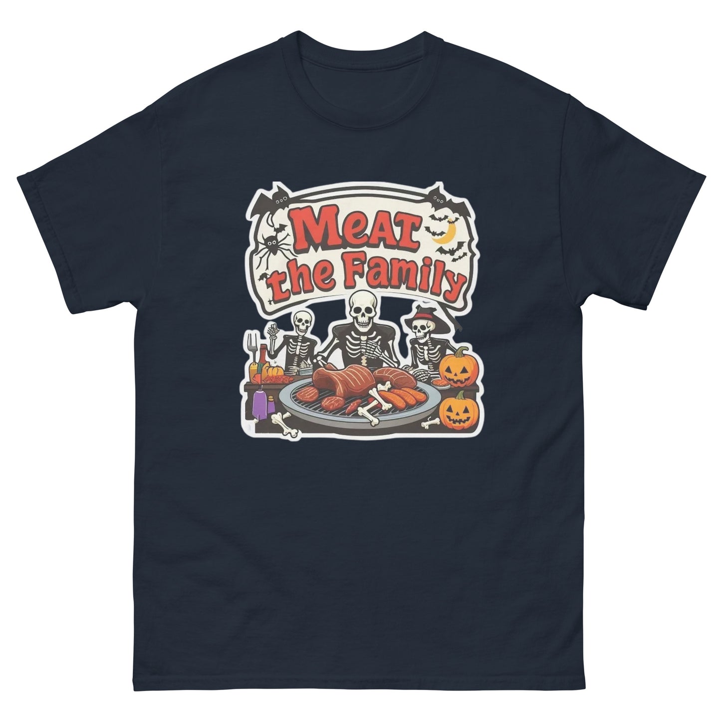 Meat The Family Unisex classic tee  from Rare Plus Apparel – unique movie & pop culture inspired design.