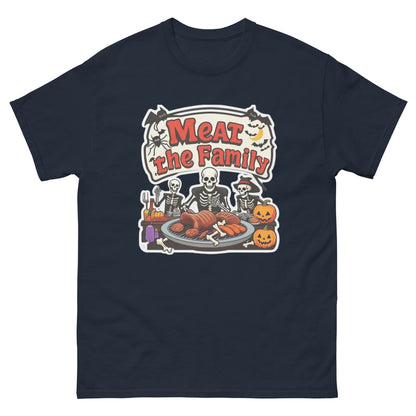 Meat The Family Unisex classic tee  from Rare Plus Apparel – unique movie & pop culture inspired design.
