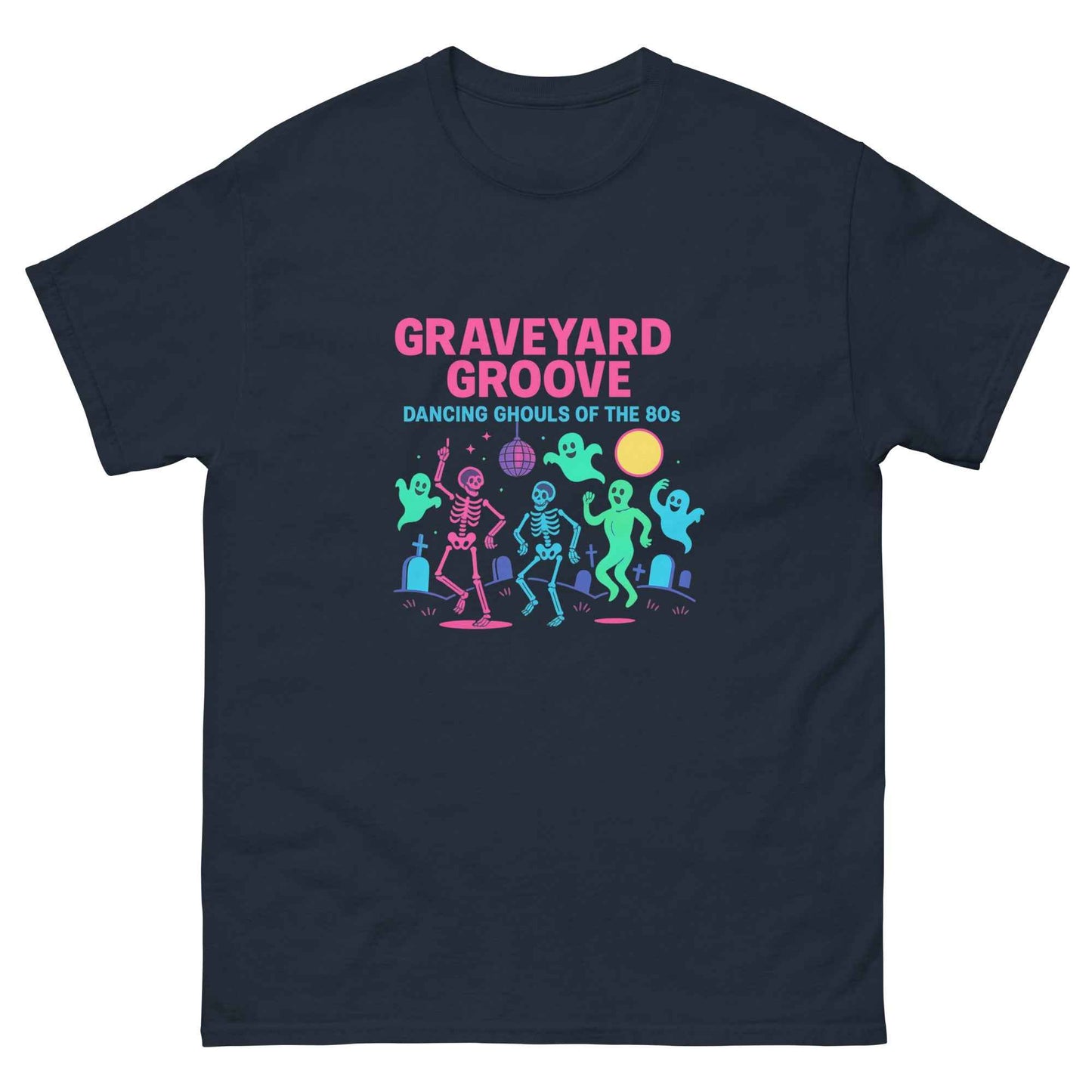 Graveyard Groove – Dancing Ghouls of the 80s Unisex classic tee