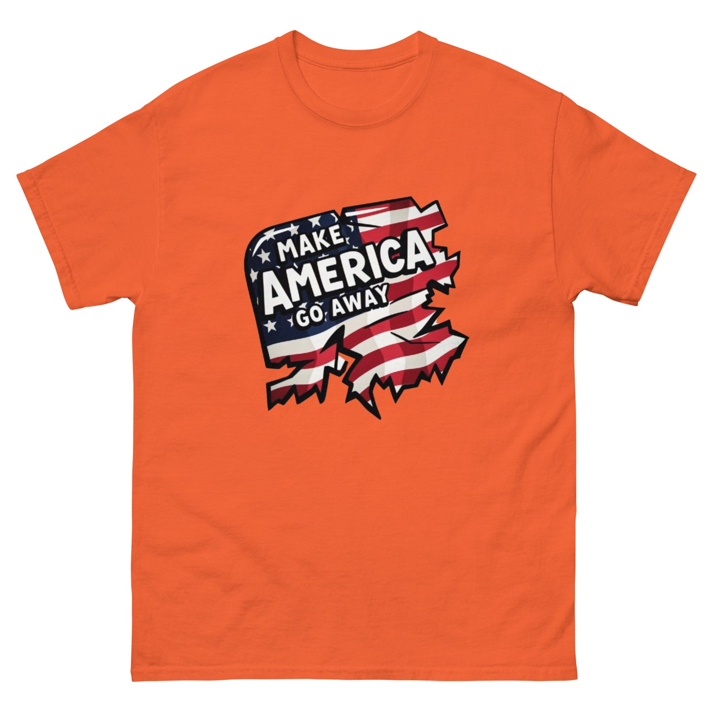 MAGA “Make America Go Away” Unisex classic tee  from Rare Plus Apparel – unique movie & pop culture inspired design.
