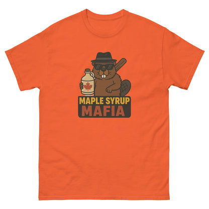 Maple Syrup Mafia Unisex classic tee  from Rare Plus Apparel – unique movie & pop culture inspired design.