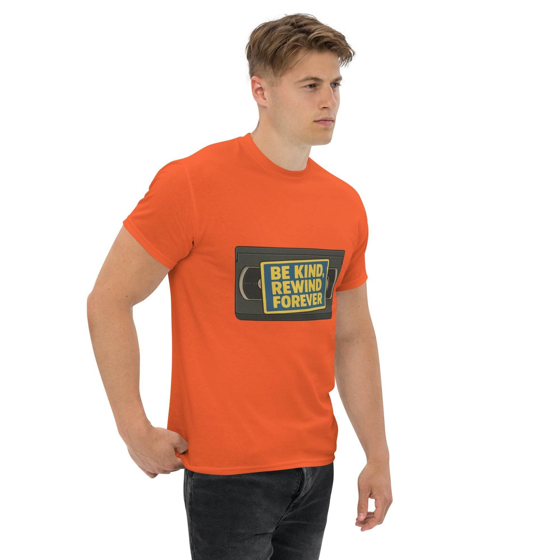 Be Kind, Rewind Forever Unisex classic tee  from Rare Plus Apparel – unique movie & pop culture inspired design.