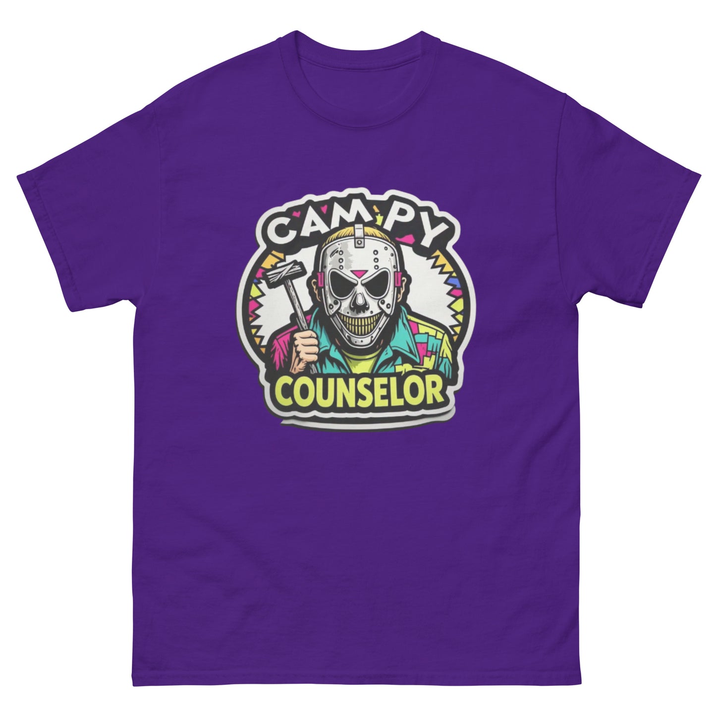 Campy Counselor Unisex classic tee  from Rare Plus Apparel – unique movie & pop culture inspired design.