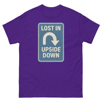 Lost in the Upside Down Unisex classic tee  from Rare Plus Apparel – unique movie & pop culture inspired design.