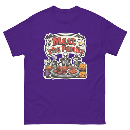 Meat The Family Unisex classic tee  from Rare Plus Apparel – unique movie & pop culture inspired design.