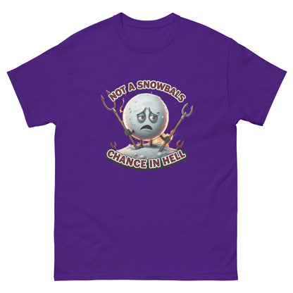 Not a Snowball’s Chance in Hell Unisex classic tee  from Rare Plus Apparel – unique movie & pop culture inspired design.