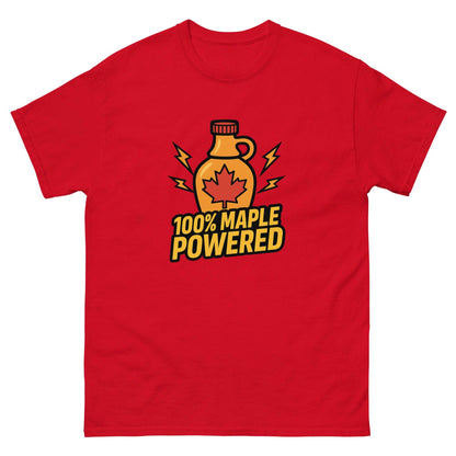100% Maple Powered Unisex classic tee  from Rare Plus Apparel – unique movie & pop culture inspired design.