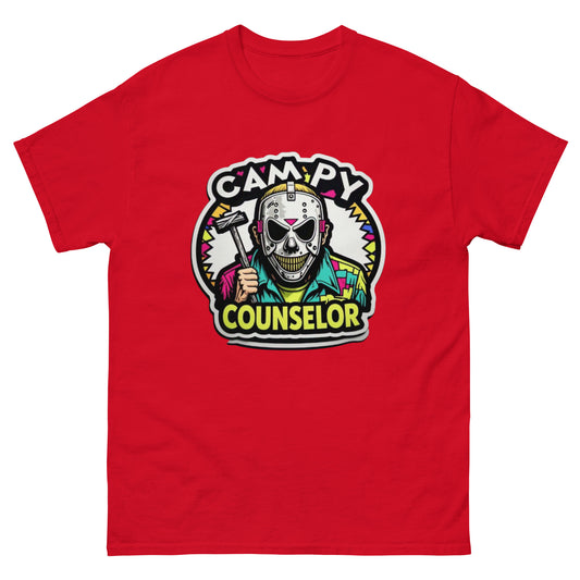 Campy Counselor Unisex classic tee  from Rare Plus Apparel – unique movie & pop culture inspired design.