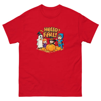 Hello Fall Unisex classic tee  from Rare Plus Apparel – unique movie & pop culture inspired design.