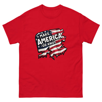 MAGA “Make America Go Away” Unisex classic tee  from Rare Plus Apparel – unique movie & pop culture inspired design.