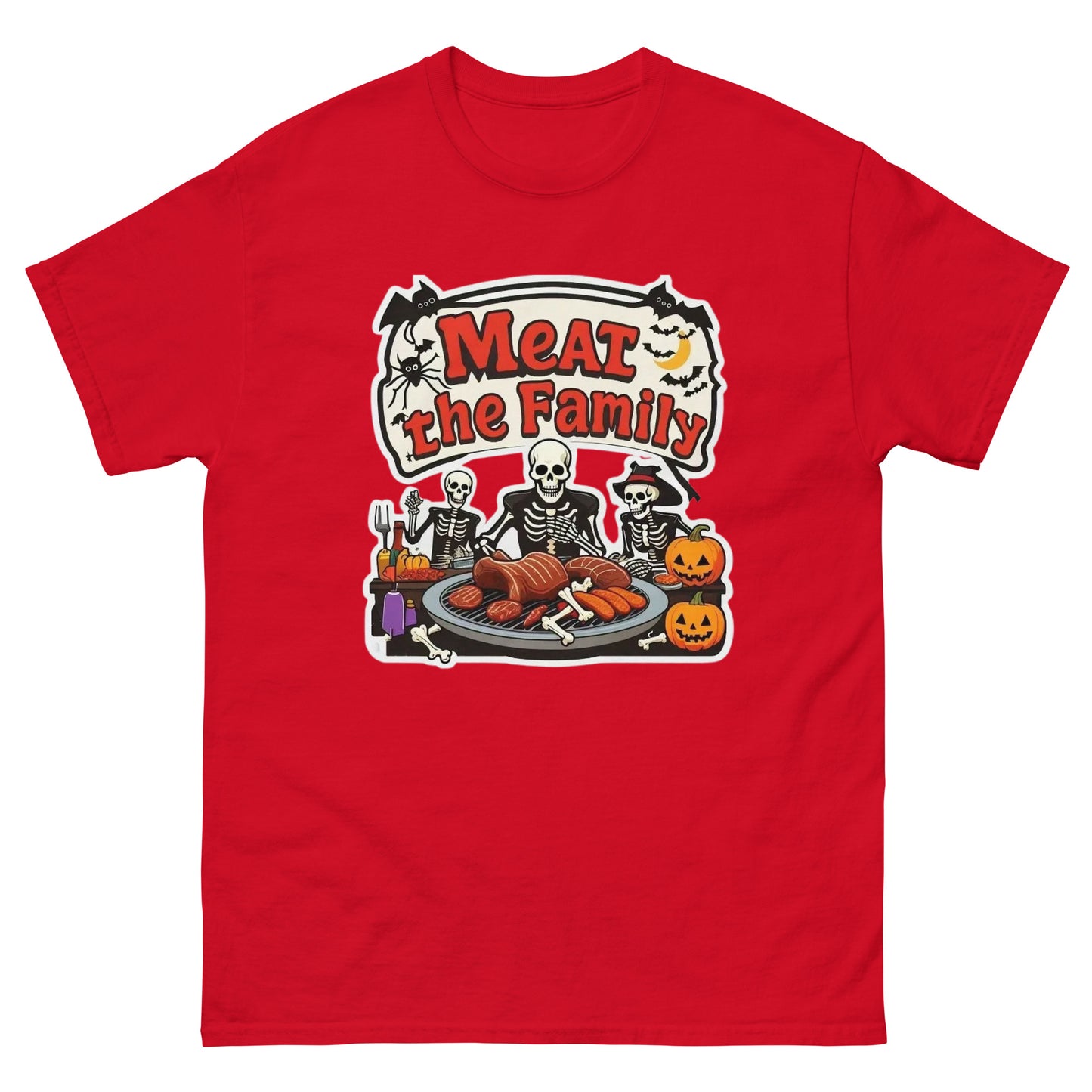 Meat The Family Unisex classic tee  from Rare Plus Apparel – unique movie & pop culture inspired design.