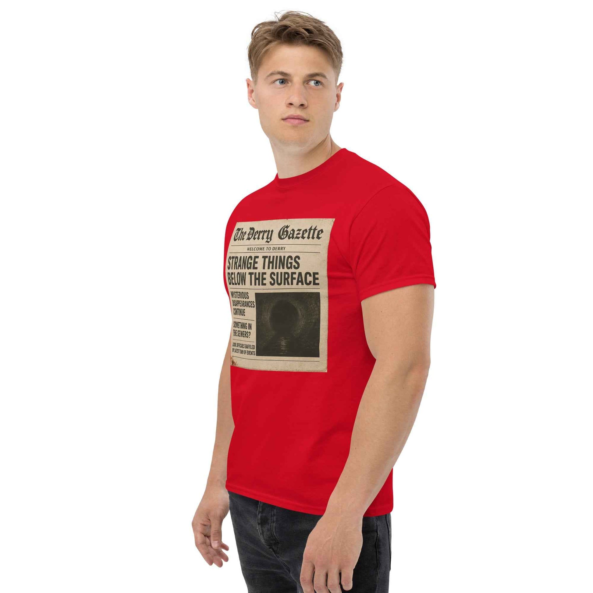 The Derry Gazette “Strange Things Below the Surface” Unisex classic tee