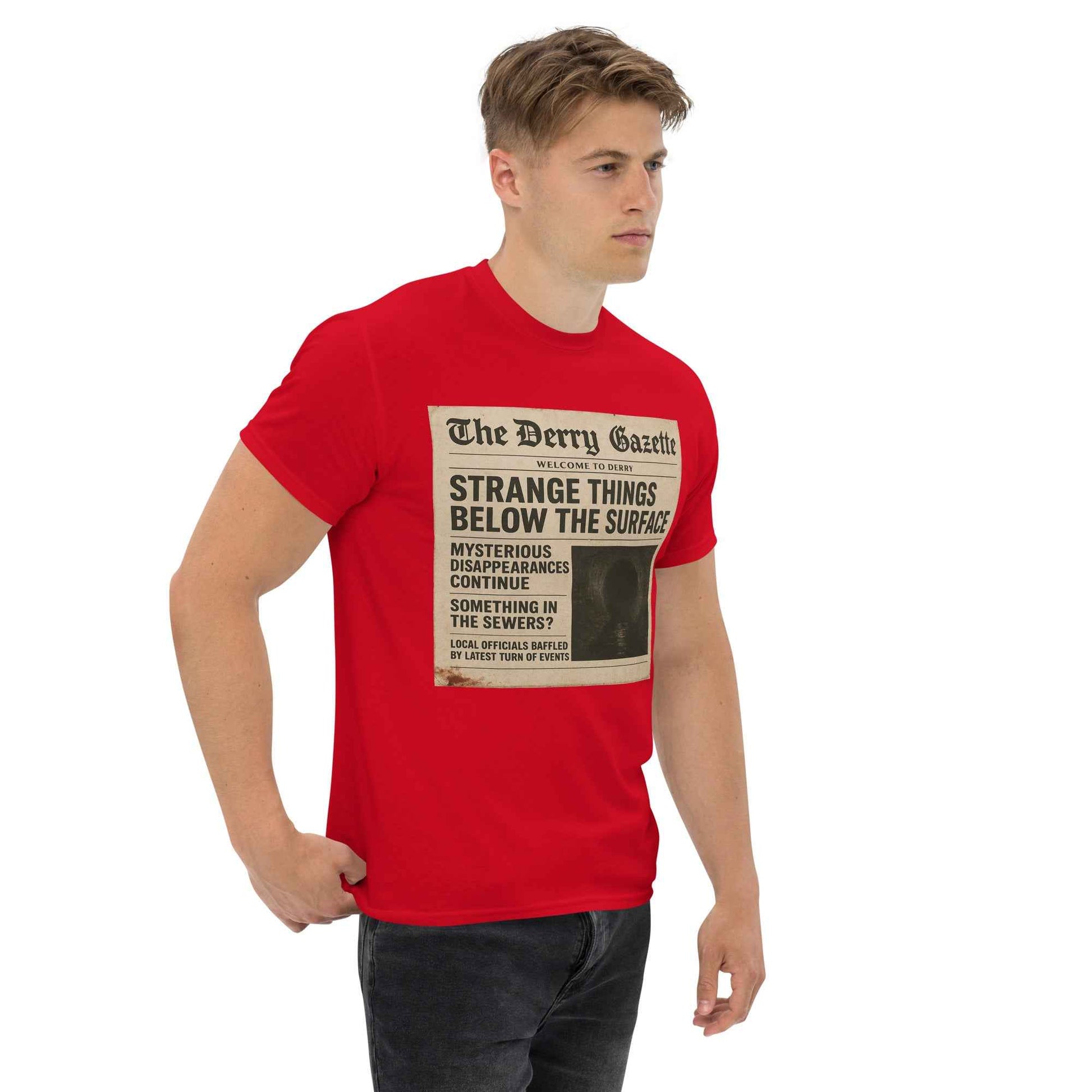 The Derry Gazette “Strange Things Below the Surface” Unisex classic tee