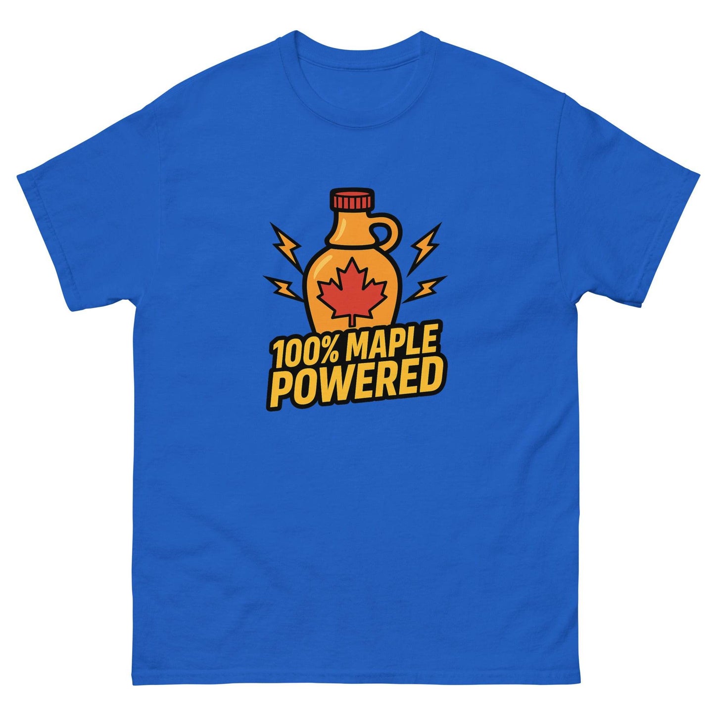 100% Maple Powered Unisex classic tee  from Rare Plus Apparel – unique movie & pop culture inspired design.