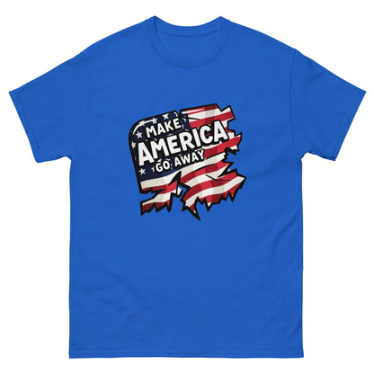 MAGA “Make America Go Away” Unisex classic tee  from Rare Plus Apparel – unique movie & pop culture inspired design.