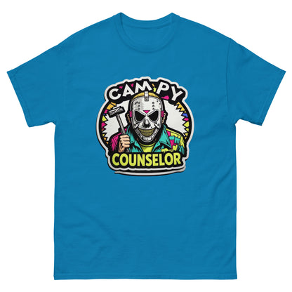 Campy Counselor Unisex classic tee  from Rare Plus Apparel – unique movie & pop culture inspired design.