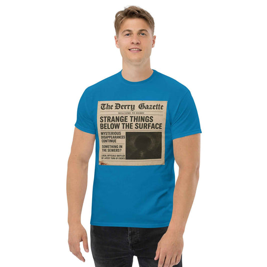 The Derry Gazette “Strange Things Below the Surface” Unisex classic tee